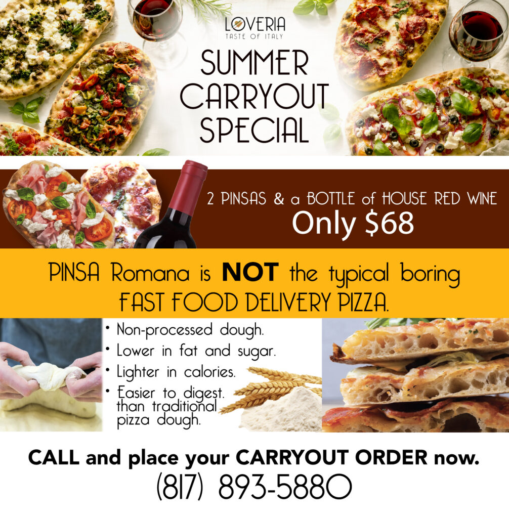 Summer Carryout Special 9 Call to Order